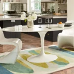 Harlequin Burst Hand Tufted Wool Rug – Modern Artistic Area Carpet