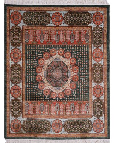 Hand Knotted Tribal Bokhara Wool Carpet