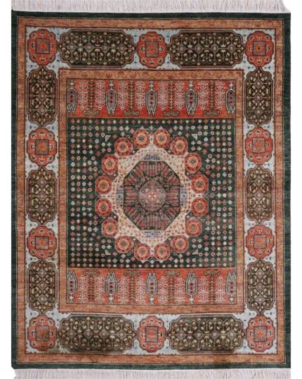 Hand Knotted Tribal Bokhara Wool Carpet