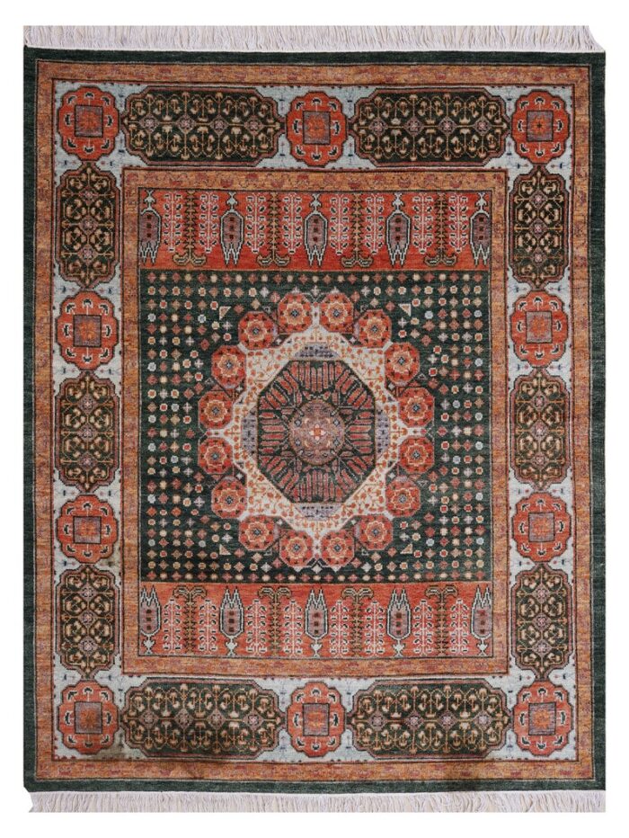 Hand Knotted Tribal Bokhara Wool Carpet Hand Knotted Tribal Bokhara Wool Carpet