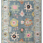 Pastel Floral Oriental Rug – Hand Knotted