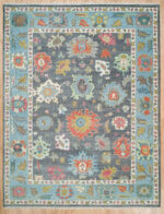 Colorful Kazak Hand Knotted Wool Rug