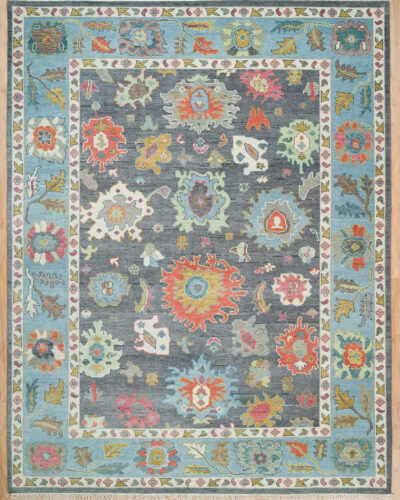 Colorful Kazak Hand Knotted Wool Rug