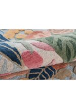 Irregular Floral Wool Rug