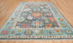 Colorful Kazak Hand Knotted Wool Rug