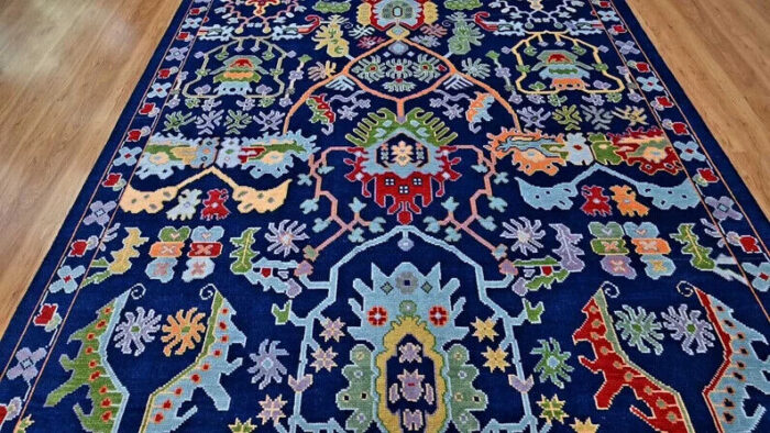 Tribal Hand Knotted Wool Rug Tribal Hand Knotted Wool Rug