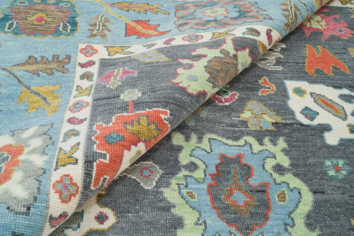 Colorful Kazak Hand Knotted Wool Rug Colorful Kazak Hand Knotted Wool Rug