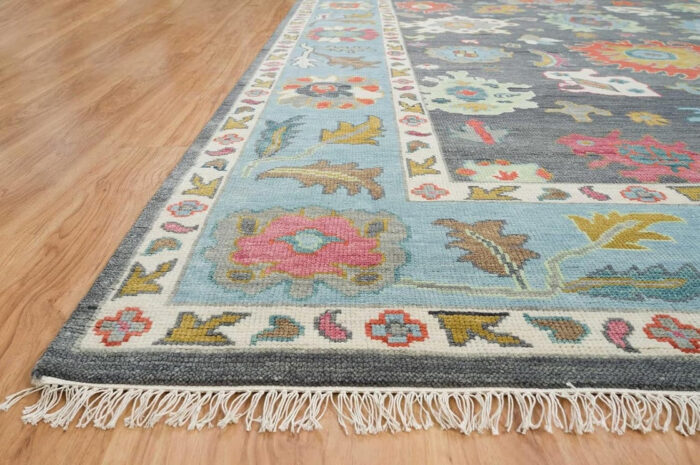 Colorful Kazak Hand Knotted Wool Rug Colorful Kazak Hand Knotted Wool Rug
