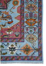 Hand Knotted Artistic Heriz Wool Rug
