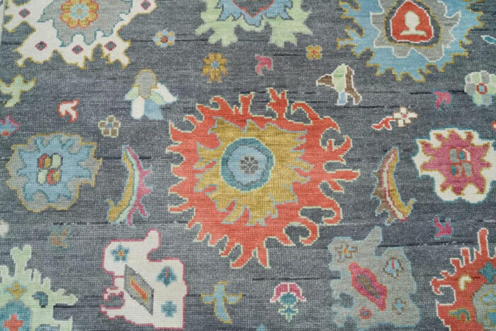 Colorful Kazak Hand Knotted Wool Rug Colorful Kazak Hand Knotted Wool Rug