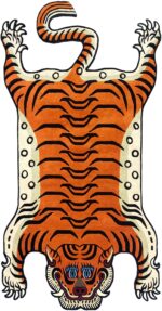 Tiger Shaped Rug