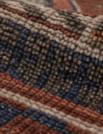 classic tribal patterned hand knotted area rug