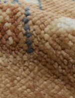 Bedroom hand knotted wool area rug