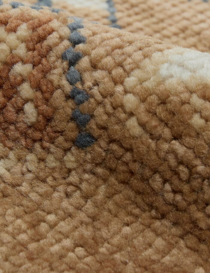 Bedroom hand knotted wool area rug