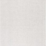 Modern Beige Textured Wool Area Rug