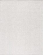Modern Beige Textured Wool Area Rug