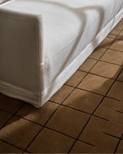 Neutral Brown Hand Tufted Area Rug
