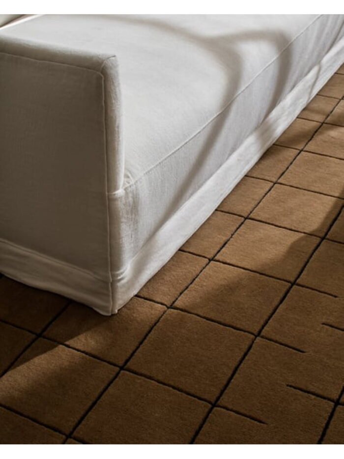 Neutral Brown Hand Tufted Area Rug